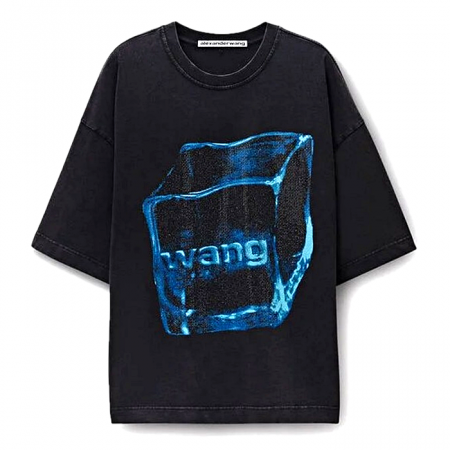 Alexanderwang 크리스탈 큐브 티셔츠