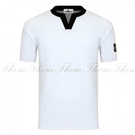 스톤아일*드 배색마이 V반팔