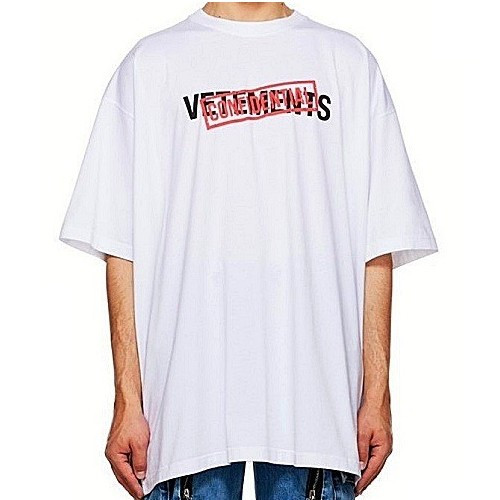 베*멍 VETEMENTS 컨피덴셜 티셔츠 - 화이트