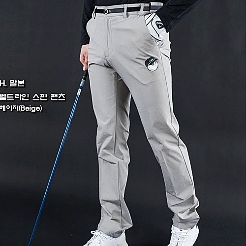 말* 벨트라인 스판 팬츠