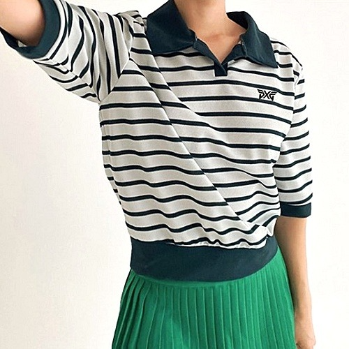 P*G 단가라 루즈 반팔