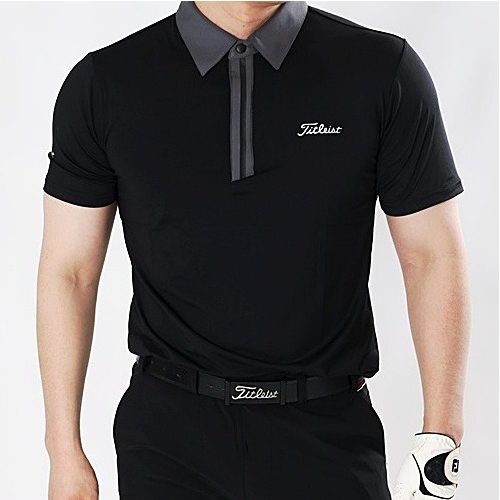 타이틀리*트 투톤 사이드로고 반팔