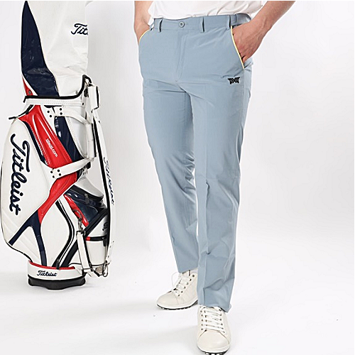 P*G 주머니 배색 스판 팬츠