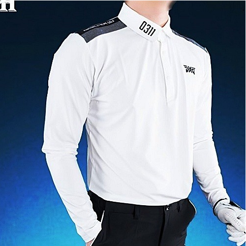 P*G 코마 숄더 배색 카라티