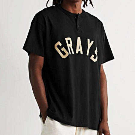 피어오*갓 FEAR OF GOD GRAYS 헨리넥 티셔츠