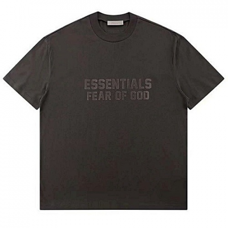FEAR OF GOD ESSENTIALS 플록로고 티셔츠