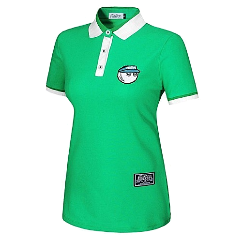 MALBON 카라 배색 반팔 카라티