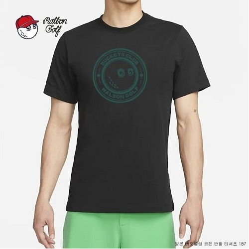 말본 버킷클럽 코튼 반팔 티셔츠