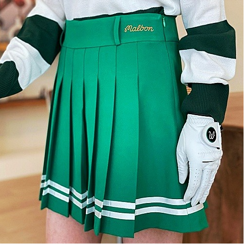 MALBON 스페이스 컬러라인 플리츠