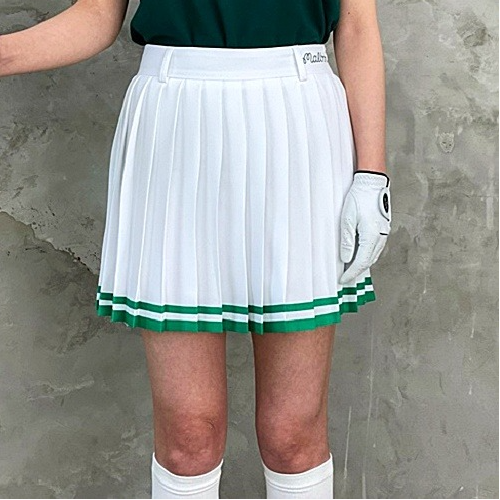 말* Color Line 플리츠 스커트