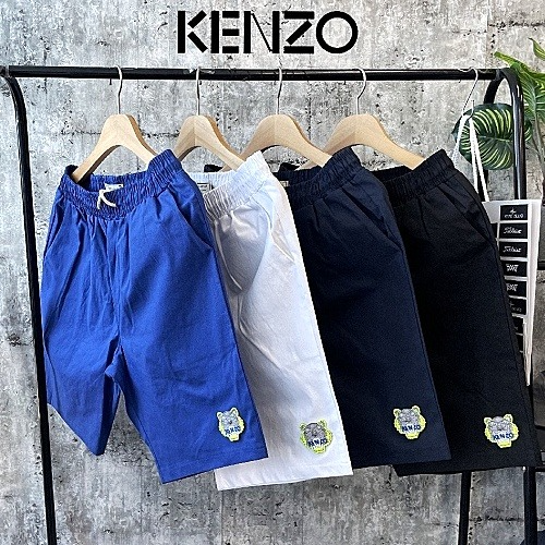 KENZO 형광 타이거 면밴딩 팬츠2