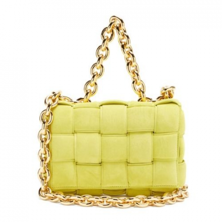 보테가베네타 체인 카세트 백 - 키위