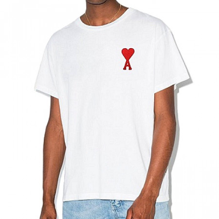 아미 AMI 레드하트 반팔