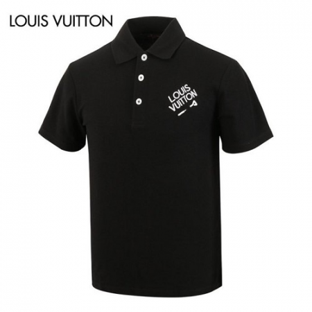 루이*통 자수 로고 카라T