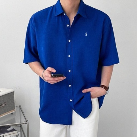 랄프로렌 Polo ralphlauren 린넨 반팔 셔츠