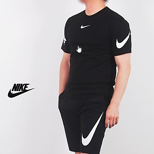 NIKE 더블 빅로고 트레이닝 5부셋트