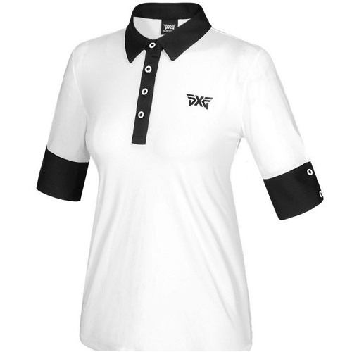 P*G 소매 단추 카라티