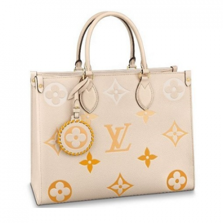 루이*통 엠보스드 모노그램 온더고 MM 토트백