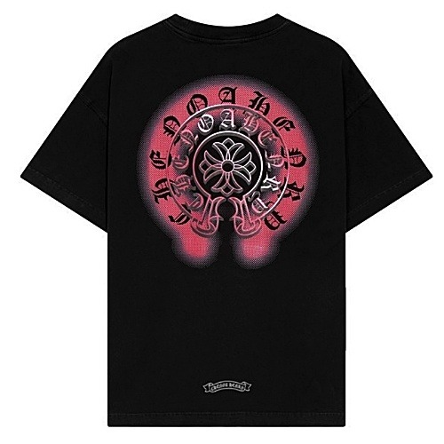 CHROME HEARTS 레드로고 반팔 라운드