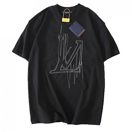 LOUIS VUITTON 스티치 로고 라운드