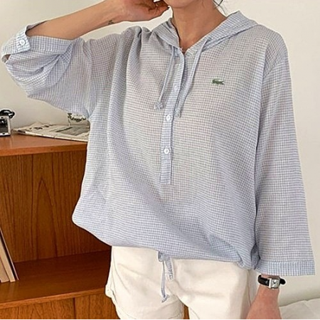 라코스테 반오픈 후드