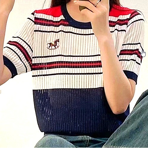 MIUMIU 목마 줄 니트티