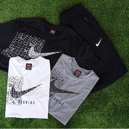 NIKE RUNNING 기능성 남성 반팔 & 5부 SET