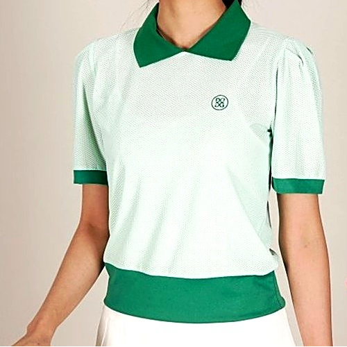 G/FORE 그린엠보 반팔 카라 티셔츠