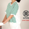 G/FORE 스트라이프 반팔 리본 티셔츠