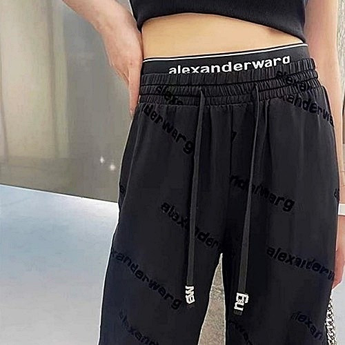 ALEXANDER WANG 밴딩 통 팬츠