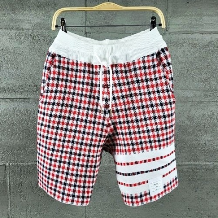THOME BROWNE 체크 반바지