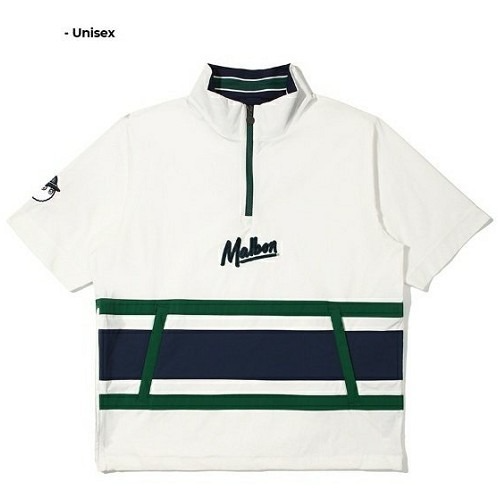 말* 컬러 블럭 아노락