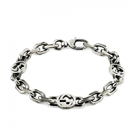 구* GG로고 925실버 팔찌