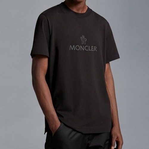 몽클*어 블랙 로고 반팔티