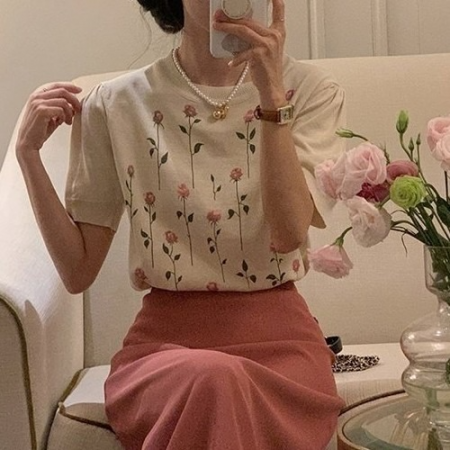 구* 가든 라운드 니트