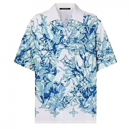 LOUIS VUITTON 아쿠아가든 숏슬리브 셔츠