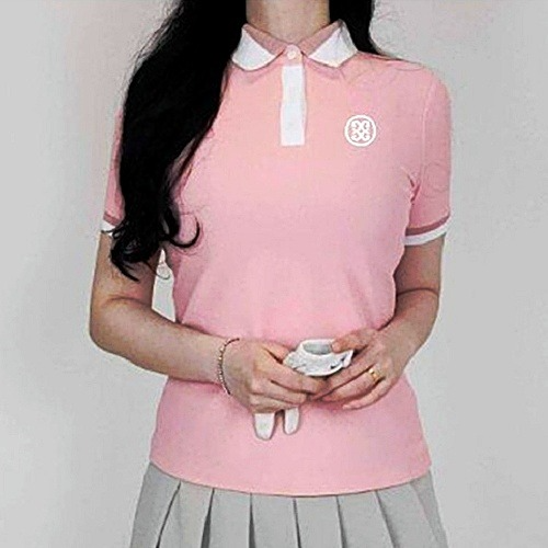 지포어 미니로고 투톤 시보리 카라