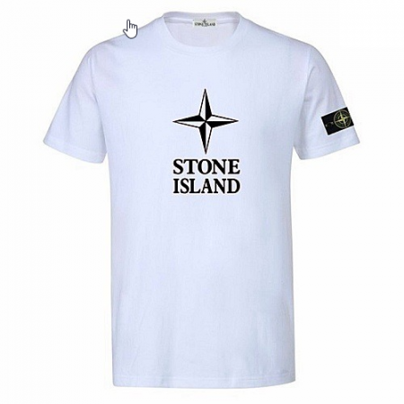 스톤아일*드 로고 반팔티
