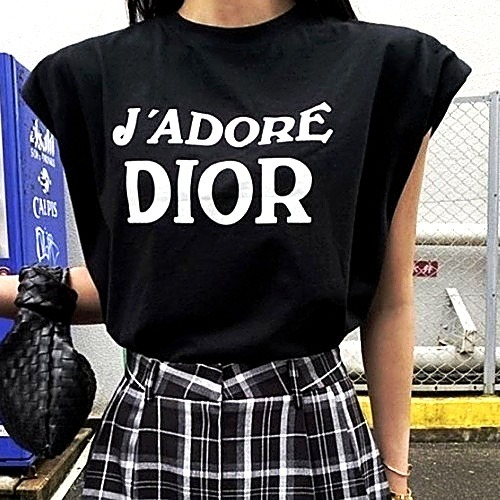 DIOR J 민소매 티셔츠