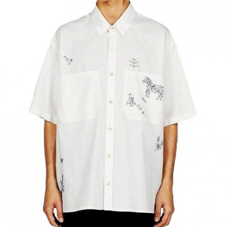 GUCCI 지브라포켓 숏슬리브 셔츠