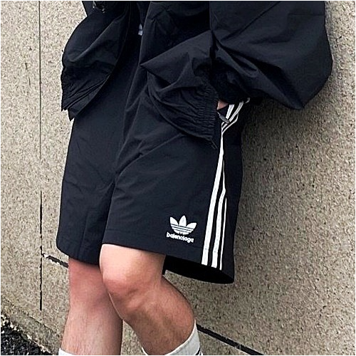 BALENCIAGA X 아디다스 포플린 반바지