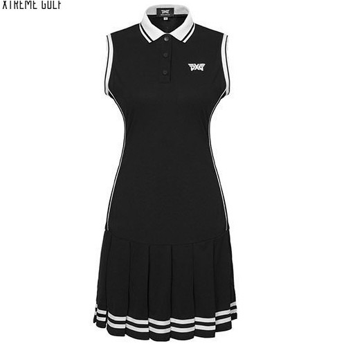 P*G 민소매 카라 원피스