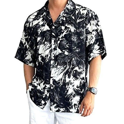 VALENTI*O 물망초 드로잉 카라셔츠