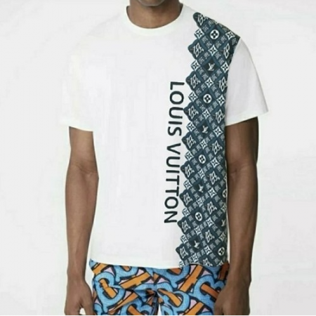LOUIS VUITT*N 시그니쳐 패턴 프린트T
