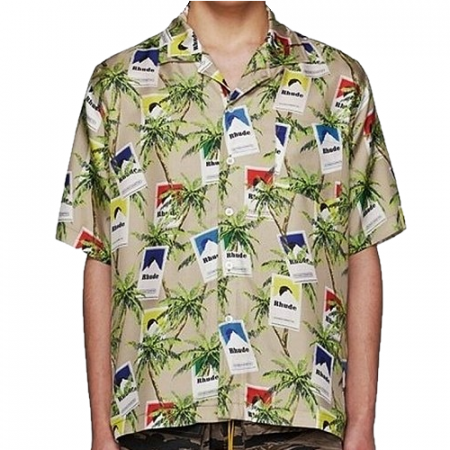 RHUDE 시가렛케이스 숏슬리브 셔츠