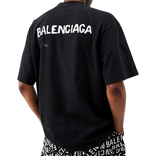 발렌시*가 BALENCIAGA 백로고 티셔츠