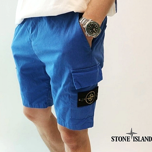 스톤아일*드 네온 카고 반바지 (밴딩스판)