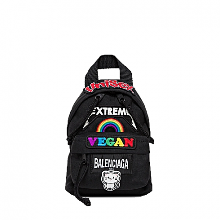 21F/W 발렌시아가 오버사이즈드 게이머 패치 미니 백팩