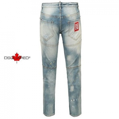 디스퀘*드 DSQUARED2 D2 레드패치 바이커진