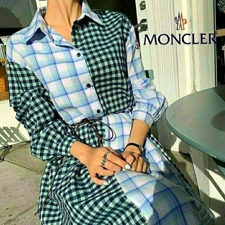 몽클*어 MONCLER 래글런 체크 OPS